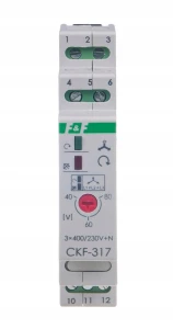 Czujnik kolejności i zaniku fazy F&F CZF-317