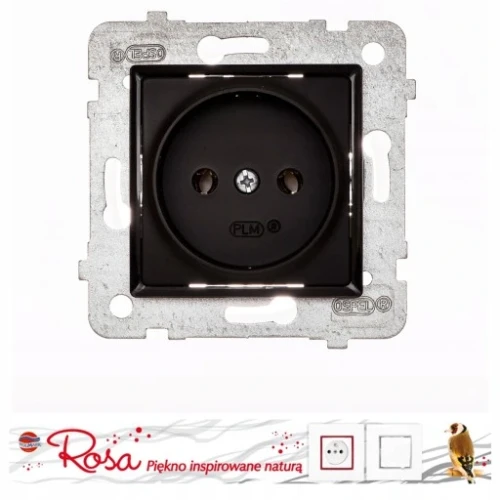 POLMARK-Gniazdo-Pojedyczne-B-U-Rosa-CZARNY-MAT-Przeznaczenie-Elektryczne.webp