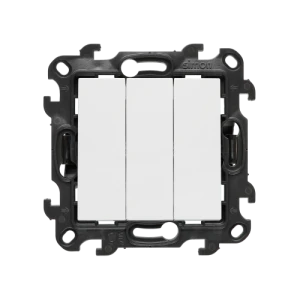 SIMON 24 Łącznik potrójny biały 10AX 250V