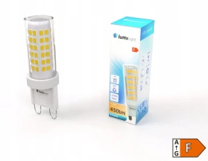 ŻARÓWKA LED G9 4,2W B. ZIMNA 450LM 230V CERAMICZNA