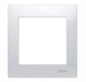 SIMON 54 Ramka pojedyncza biała DR1/11