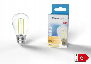 ŻARÓWKA LED E27 1W 80LM OZDOBNA BARWA NEUTRALNA