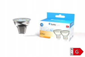 ŻARÓWKA LED MR11 G4 2,5W 12V 230LM B.CIEPŁA DWUPAK