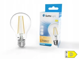 Żarówka LED E27 12W filament retro ZIMNA