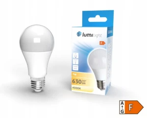 ŻARÓWKA LED E27 7W 630LM A60 BARWA NEUTRALNA AL
