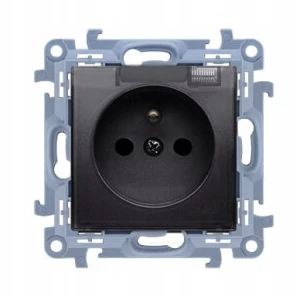 SIMON 10 GNIAZDO HERMETYCZNE KLAPKA TRANSPARENTNA