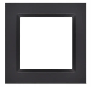 SIMON 10 RAMKA POJEDYNCZA CZARNY MAT CR1/49