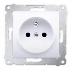 SIMON 54 gniazdo pojedyncze 2p+z białe DGZ1Z.01/11