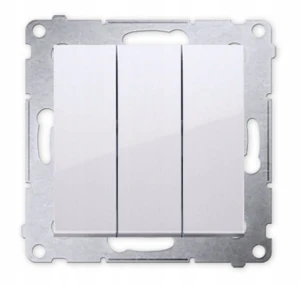 SIMON 54 łącznik potrójny biały DW31.01/11