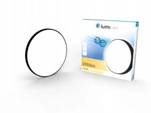 PANEL PLAFON LED ZEUS OKRĄGŁY NATYNKOWY CZARNY 18W