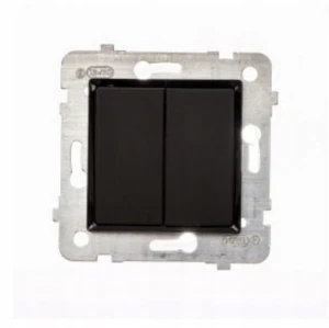 POLMARK ROSA Łącznik podwójny czarny mat