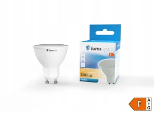 ŻARÓWKA LED GU10 8,5W BARWA ZIMNA 800LM JDR AL+PC