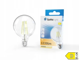 Żarówka LED E27 9W filament ozdobna NEUTRALNA