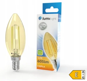 Żarówka LED E14 5,5W filament edison retro ozdobna