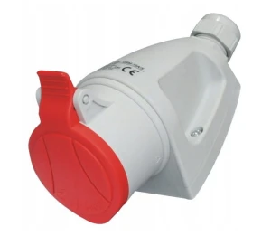 Gniazdo siłowe IP44 5P 16A 400V stałe