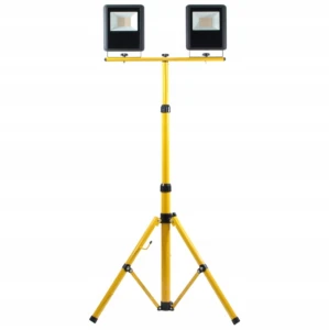 2 NAŚWIETLACZE LED COB 30W NA STATYWIE ST-2 CIEPŁA