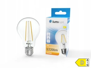 Żarówka LED E27 9W filament retro CIEPŁA