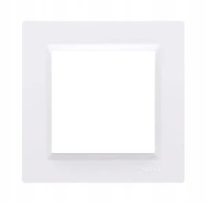 SIMON 10 ramka 1 CR1/11 biały