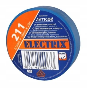 Taśma IZOLACYJNA IZOLACJA PCV 19MM/20M NIEBIESKA