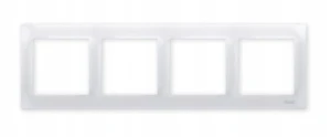 SIMON 54 ramka poczwórna biała DR4/11
