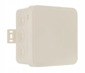 PUSZKA NATYNKOWA HERMETYCZNA IP54 100x100x41 BIAŁY