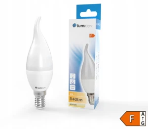 ŻARÓWKA LED E14 8W 810LM ŚWIECZKA PŁOMYK NEUTRALNA