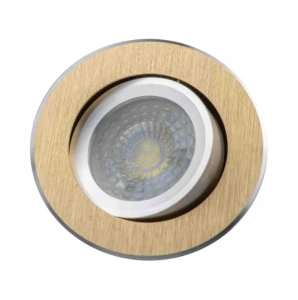 OPRAWA HALEGENOWA RODA OKRĄGŁY ZŁOTY SZCZOTKOWANY