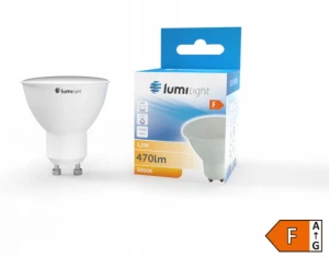 Żarówka LED GU10 5,5W 420lm *CIEPŁA* 