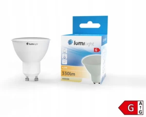 Żarówka LED GU10 4,3W 340lm *NEUTRALNA *