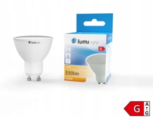 Żarówka LED GU10 4,3W 330LM *CIEPŁA*