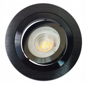 OPRAWA HALEGENOWA ONYX OKRĄGŁY CZARNY SZCZOTKOWANY