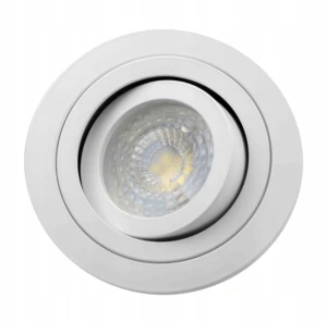 OPRAWA HALEGENOWA ONYX OKRĄGŁY BIAŁY ALUMINIUM