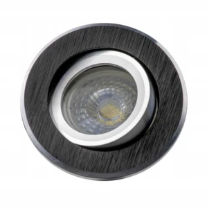 OPRAWA HALEGENOWA RODA OKRĄGŁY CZARNY SZCZOTKOWANY