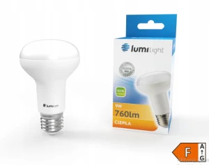 Żarówka LED R63 E27 9W /ciepła/