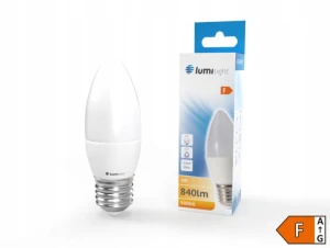 Żarówka LED świeca C37 E27 8W ciepła