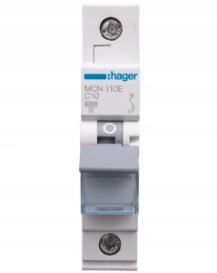 WYŁĄCZNIK NADPRĄDOWY C10 1P MCN110E HAGER