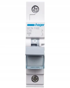 WYŁĄCZNIK NADPRĄDOWY C16 1P MCN116E HAGER