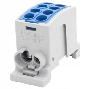 Zacisk na szynę TH HLK 100A-2 F2.0358 NIEBIESKI