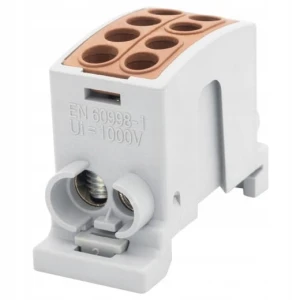 Zacisk na szynę TH HLK 100A-2 F2.0356 BRĄZOWY